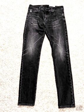 Ag Adriano Goldschmied The Dylan Black Slim Skinny Jeans Size 30